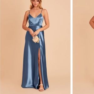 Birdy Grey Jay Dress Twilight Satin Size Medium